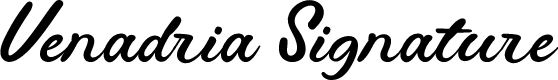 Venadria Signature Demo Regular