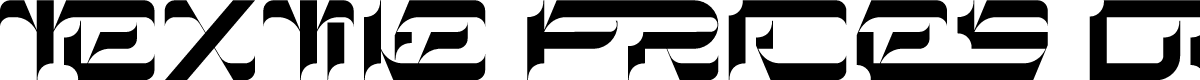 Textile Prices Font - Free Download