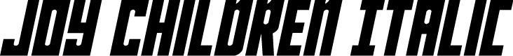 Joy Children Italic