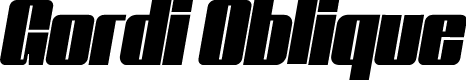 Gordi Oblique