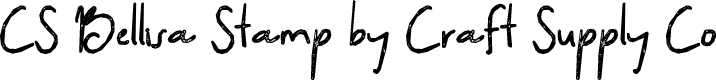 CSBellisaStamp-Regular Demo