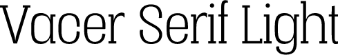 Vacer Serif Personal Light