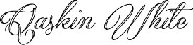 Qaskin White Personal Use