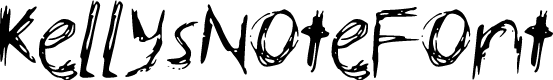 KellysNoteFont