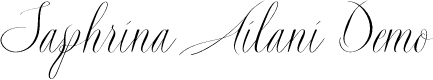 Saphrina Ailani Demo