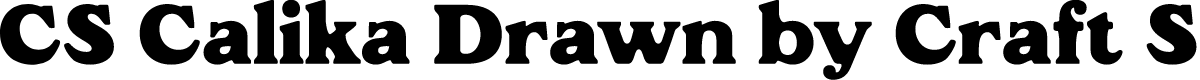 CSCalikaDrawn-Regular Demo