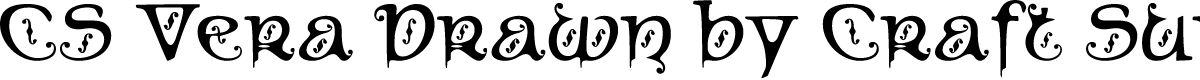 CSVeraDrawn-Regular Demo