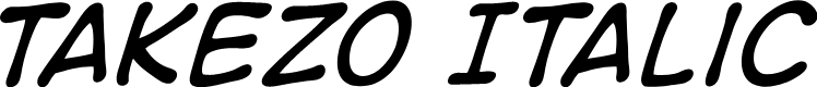 Takezo Italic