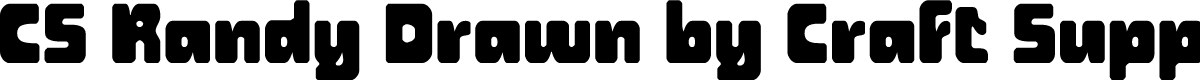 CSRandyDrawn-Regular Demo