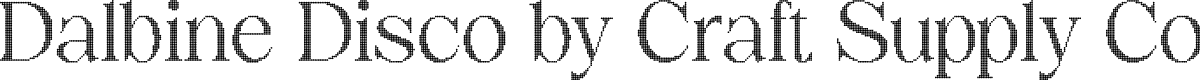 DalbineDisco-Regular Demo