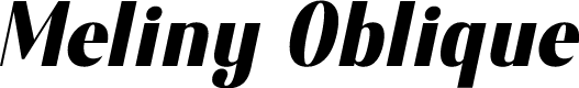 Meliny Oblique