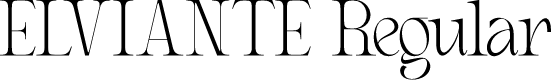 ELVIANTE Regular