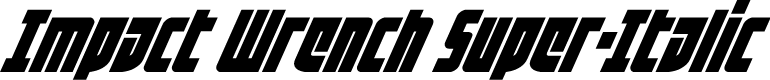 Impact Wrench Super-Italic