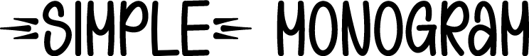 Simple Monogram
