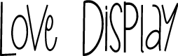 Love Display - Personal Use