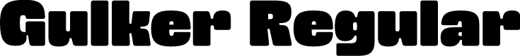 Gulker Regular