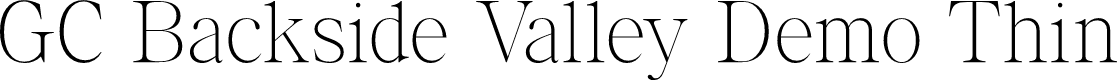 GC Backside Valley Demo Thin