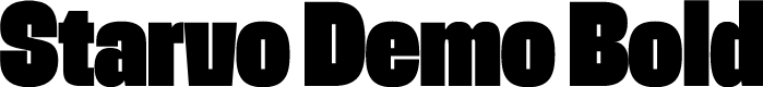 Starvo Demo Bold