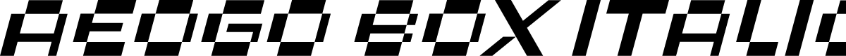 Aeogo Box Italic
