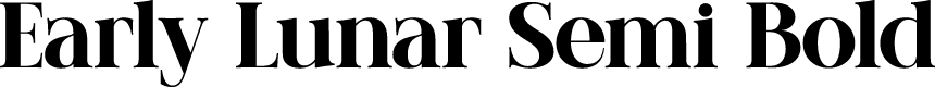 Early Lunar Semi Bold
