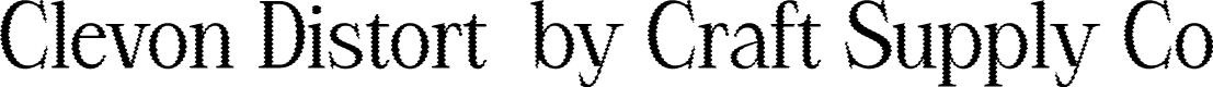 Clevon Distort-Regular Demo