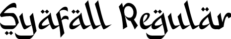Syafall-Regular