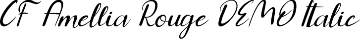 CF Amellia Rouge DEMO Italic