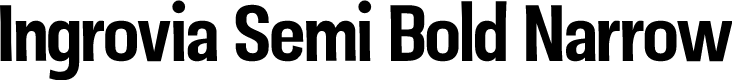 Ingrovia Semi Bold Narrow