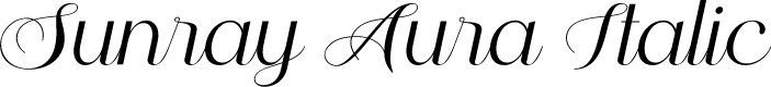 Sunray Aura Italic