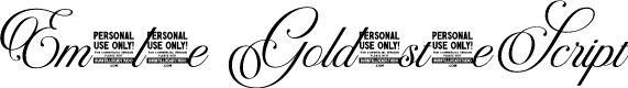 Emasline Goldenstone Script