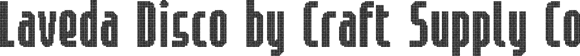 LavedaDisco-Regular Demo