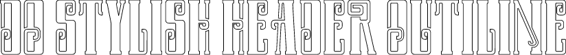 DO Stylish Header Outiline