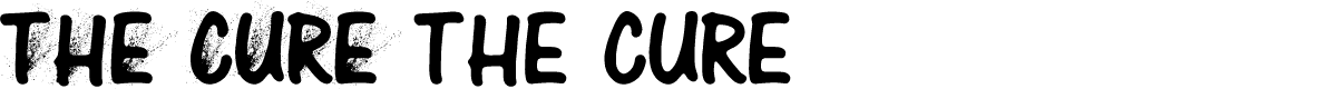 THE CURE Personal Use Regular
