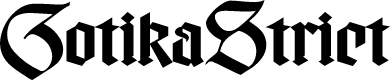 Gotika Strict PERSONAL USE Regular