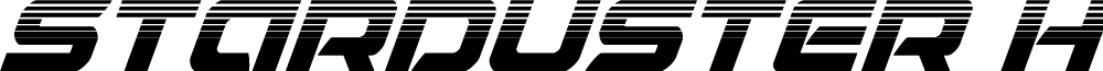 Starduster Halftone Italic