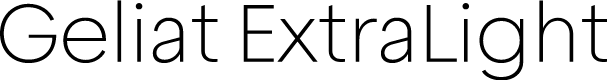 Geliat ExtraLight