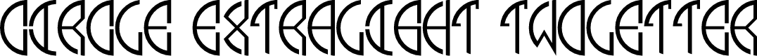 Circle ExtraLight TwoLetter