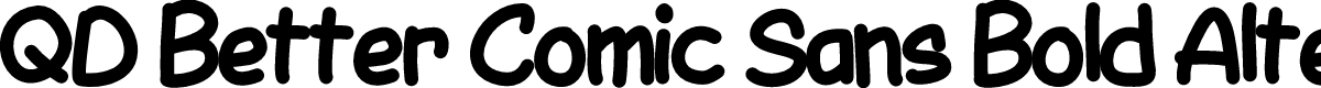 QDBetterComicSansBoldAlternates