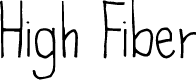 High Fiber