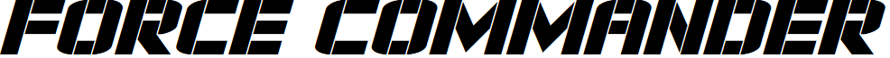 Force Commander Expanded Italic