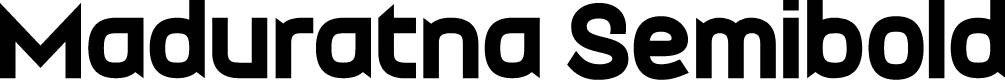 Maduratna Semibold