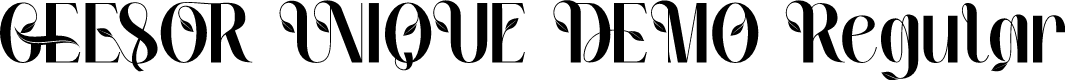 GEESOR UNIQUE DEMO Regular