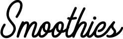 SmoothiesPERSONALUSEONLY