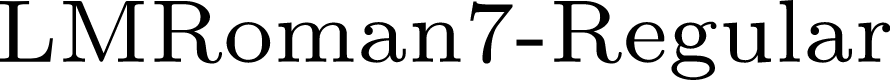 LMRoman7-Regular