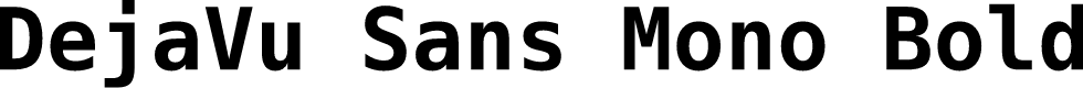 DejaVu Sans Mono Bold
