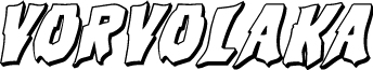 Vorvolaka 3D Italic