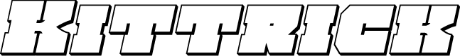 Kittrick 3D Italic