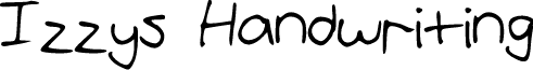 IzzysHandwriting