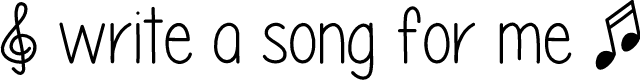 Please write me a song