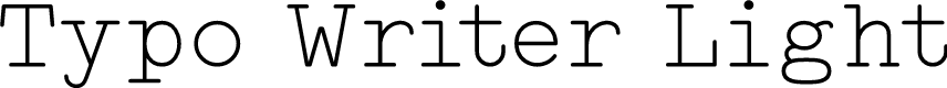 Typo Writer Light Demo